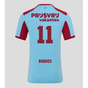 Feyenoord Goncalo Borges #11 Replica Third Stadium Shirt 2025-26 Short Sleeve